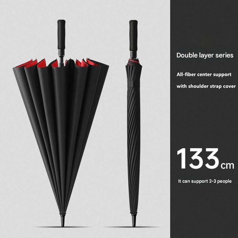 30 Inch 16 Ribs Automatic Doub - Golf Umbrella Large recension och pris