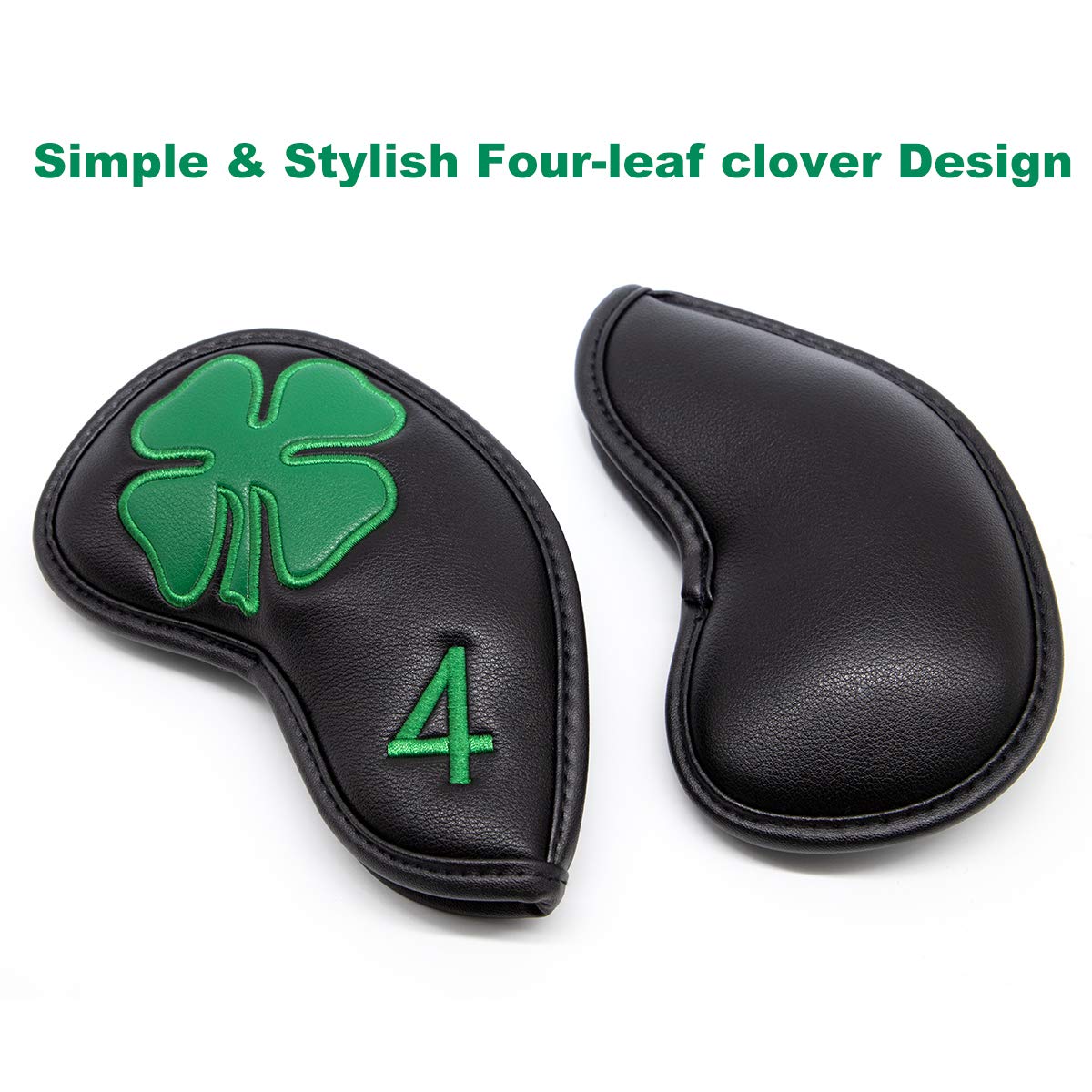 Golf Iron Head Covers Black Lu - Golf Club Iron Set recension och pris