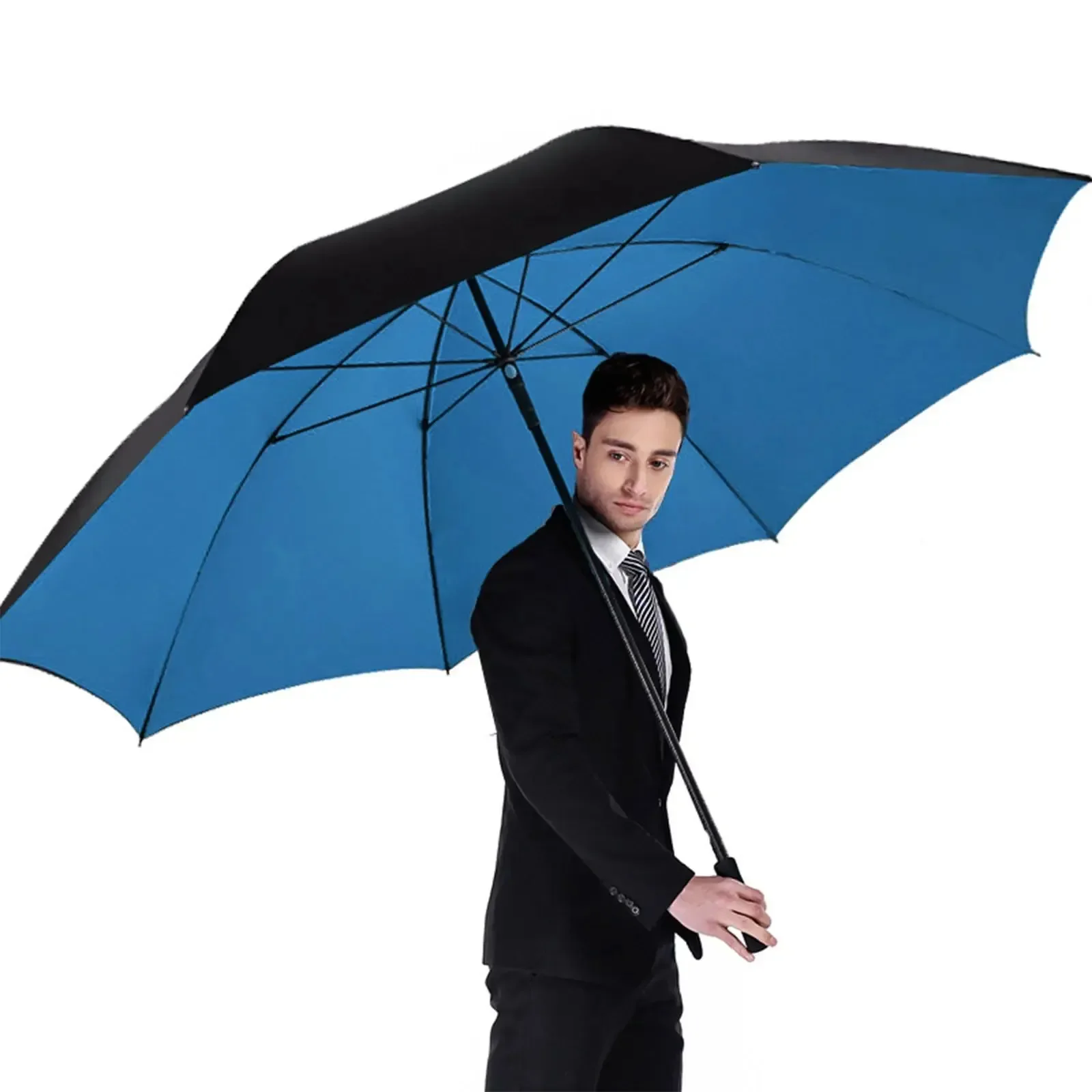 185CM Large Golf Umbrella Male - Golf Umbrella Large recension och pris