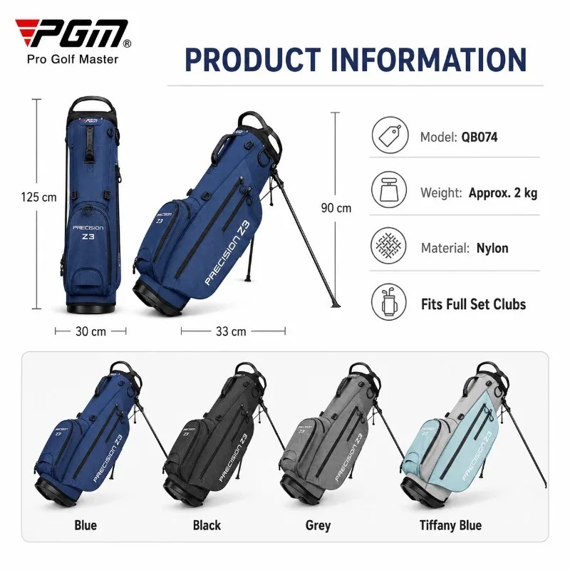 PGM Golf Stand Bag Lightweight - Golf Bag Stand Cart recension och pris