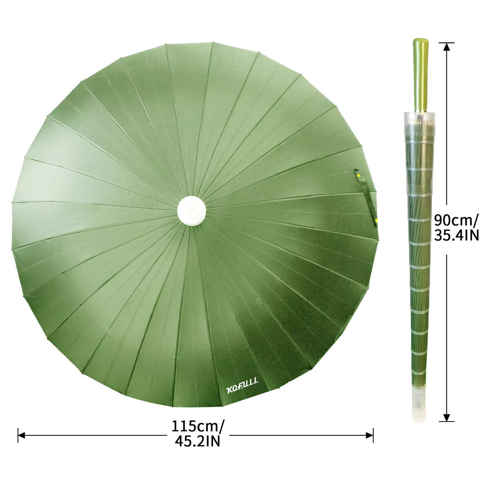 Golf Umbrella 24 Bones Large W - Golf Umbrella Large recension och pris