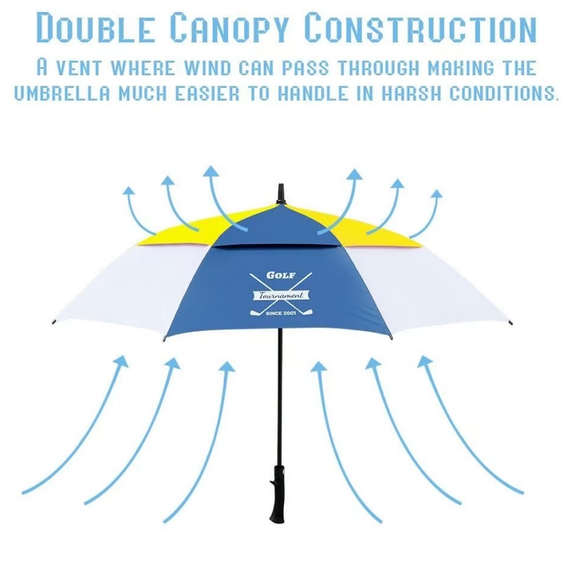 Premium Large Double Layer Wat - Golf Umbrella Large recension och pris