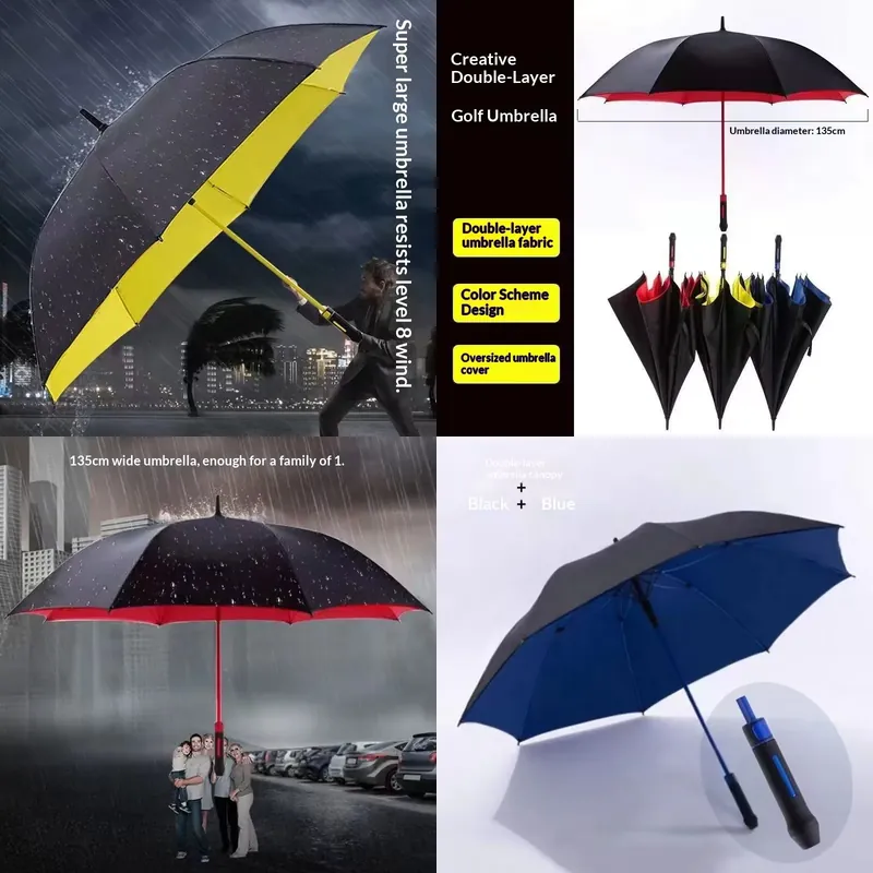Large Windproof Golf Umbrella  - Golf Umbrella Large recension och pris