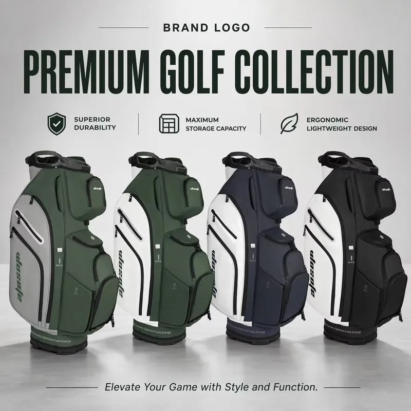 Wosofe 14 Way Golf Cart Bag Wa - Golf Bag Stand Cart recension och pris