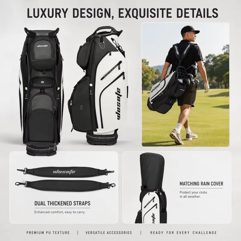 Wosofe 14 Way Golf Cart Bag Wa - Golf Bag Stand Cart recension och pris